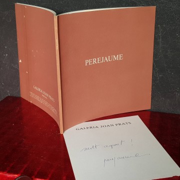 Catálogo de arte Pere Jaume con firma autógrafo pintura pintor cataleg