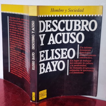 Librería online libro denuncia descubro y acuso Eliseo Bayo libros