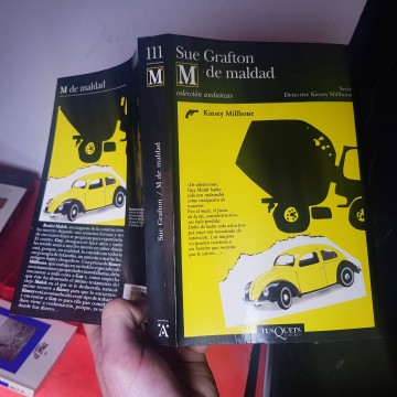 Librería online novela negra m de maldad Sue Grafton novela policíaca