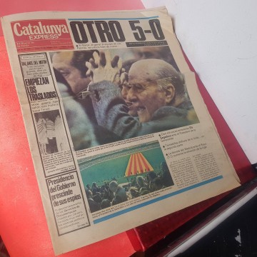 31 octubre 1977 Josep Tarradellas Barça Catalunya Express 267 FCB