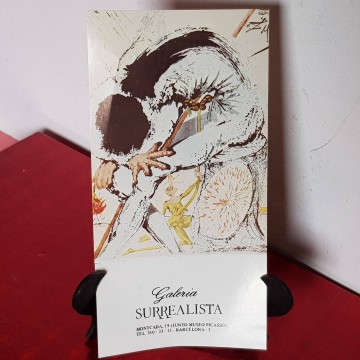 Librería online folleto Dalí galería surrealista carrer Montcada 19