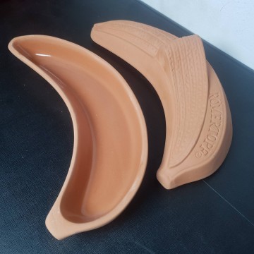 Recipiente para cocer plátanos romertopf marmita de barro para cocinar