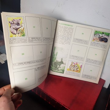 Álbum de cromos mamíferos Panini álbum incompleto coleccionismo cromos