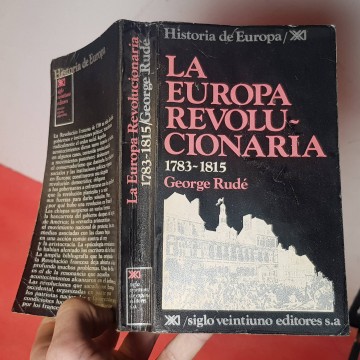 La Europa revolucionaria 1783-1815 George rude libros de historia