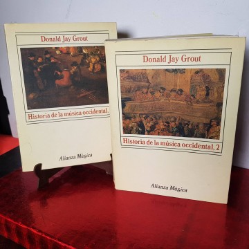 Historia de la música occidental Donald Jay grout dos libros librería