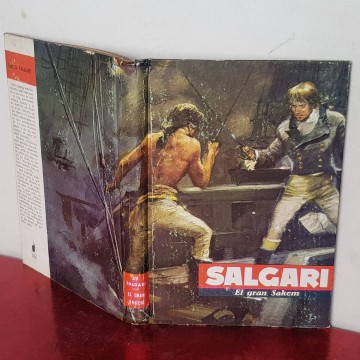 El gran saquen Emilio Salgari editorial Molino novelas de aventuras