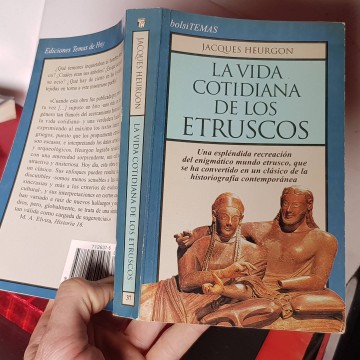 La vida cotidiana de los etruscos Jacques heurgon libro pueblo etrusco