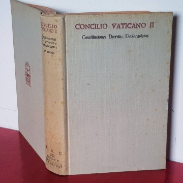 Concilio Vaticano II constituciones decretos declaraciones libro