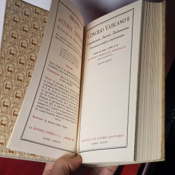 Concilio Vaticano II constituciones decretos declaraciones libro