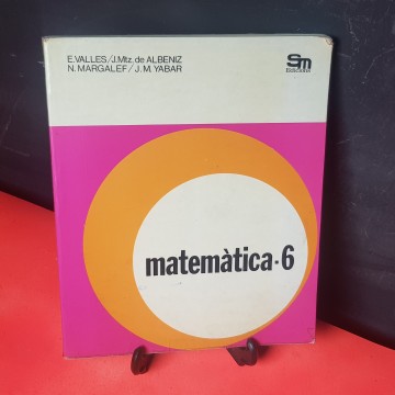 Matemàtica 6, de E. Vallès