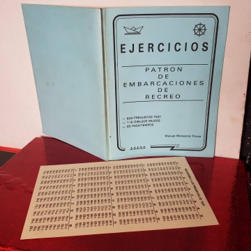 Test Patrón de Embarcaciones de Recreo libro ejercicios y soluciones