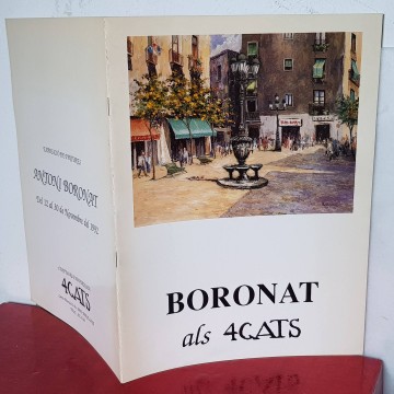 Antoni Boronat als Quatre Gats exposicio de pintures catálogo pinturas