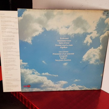 Pierre Bachelet vinilo LP ecris moi vinilo chanson música francesa