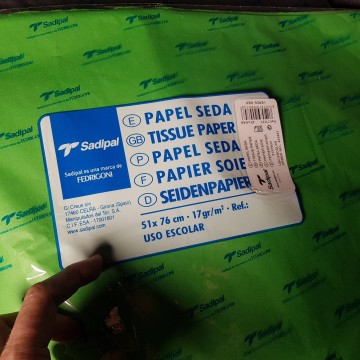 Papel de seda lote surtido de colores, colores papel de seda papelería