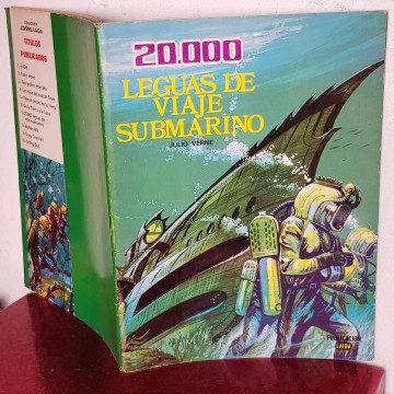 20.000 leguas de viaje submarino Julio Verne publicación Laida fher