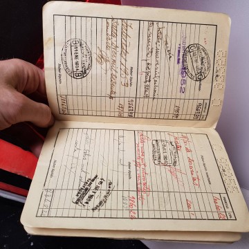 Libreta Caja Postal de ahorros antigua años 30 1937 cartilla librería