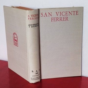 San Vicente Ferrer biografía y escritos vida de San Vicente libro
