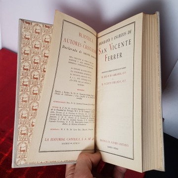 San Vicente Ferrer biografía y escritos vida de San Vicente libro