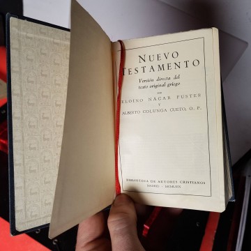 Libros de teología  librería Nuevo Testamento eloino nacar Fuster