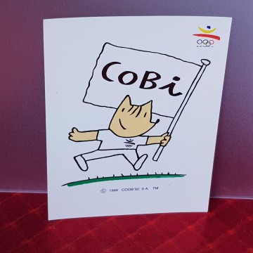 Postal cobi colección olímpica Barcelona 92 7 cobi postal comprar