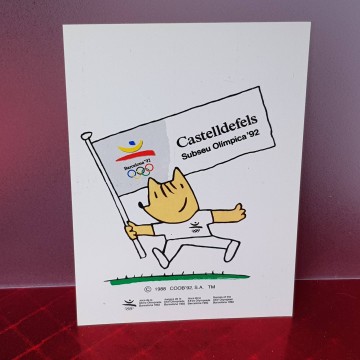 Postal Castelldefels Olimpiadas 1992 Barcelona 92 subseu olimpica
