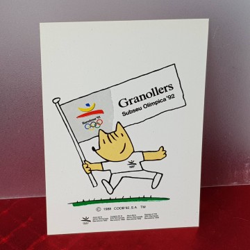 Postal Granollers subseu olimpica Barcelona 92 jocs Olimpics postal