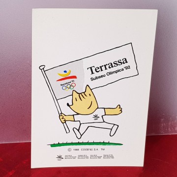 Postal Terrassa jocs Olimpics Barcelona 92 Terrassa postal subseu