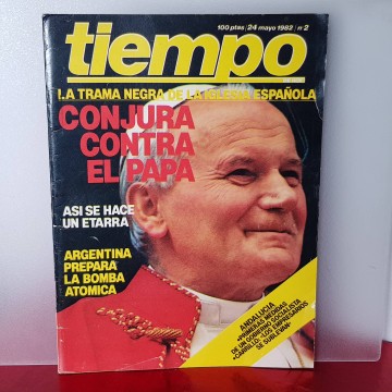 Revista Tiempo 24 mayo 1982 conjura contra el Papa Juan Pablo II