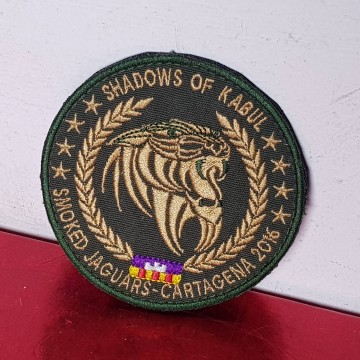Smoked Jaguars shadows of Kabul Cartagena 2016 parche de tela