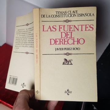 Las fuentes del Derecho Javier Pérez Royo librería online libro