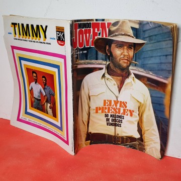 Mundo Joven 34 Elvis Presley revistas antiguas librería online música