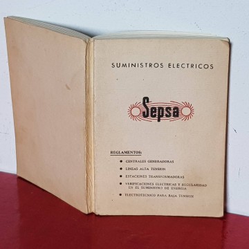 Suministros eléctricos sexa reglamentos antiguo libro electricidad
