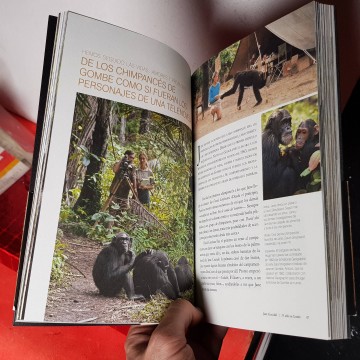 55 años en Gombe Jane Goodall libro primatologia gorilas chimpancés