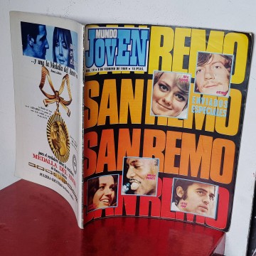 Mundo Joven 19 Festival de Sanremo 1969 revista de música librería