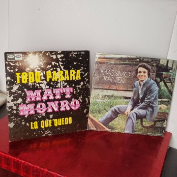 Lote vinilos single matt monro Massimo Ranieri a 1 € discos de música