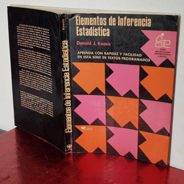Elementos de inferencia estadística Donald j. Koosis libros antiguos