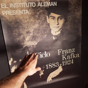 CARTEL DE FRANZ KAFKA,  AÑOS 70/80