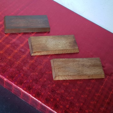 Lote peanas para soldados de plomo antiguas alymer peana madera compra