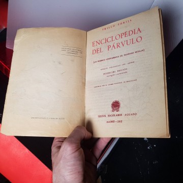 Enciclopedia del parvulo Trillo Torija libros de texto antiguos