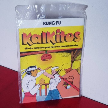 Kalkitos kung fu nuevo precintado adhesivos antiguos artes marciales