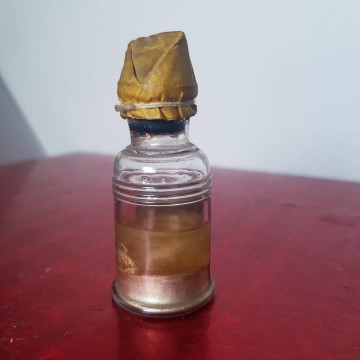 Winter Warner tinta de oro Gold tinte antiguo frasco pintura de oro