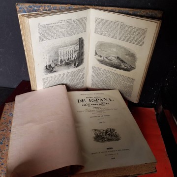 Historia general de España padre Mariana tomo 2 y 3 1852 1853 antiguo