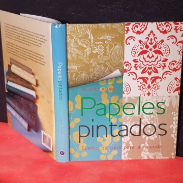 Papeles pintados para empapelar Alejandro Asensio libro catálogo