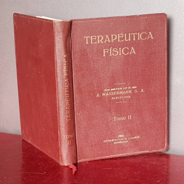 Libros de medicina antiguos librería Terapéutica física II Wassermann