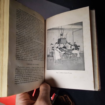 Libros de medicina antiguos librería Terapéutica física II Wassermann