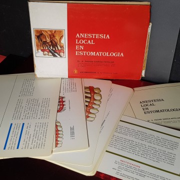 Anestesia local en estomatología álbum de fichas 1961 odontología