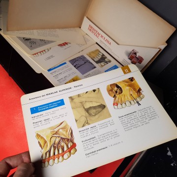 Anestesia local en estomatología álbum de fichas 1961 odontología