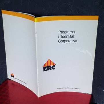 Erc Programa d'identitat corporativa Esquerra Republicana logotip