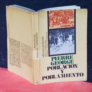 Libros de demografía población y poblamiento pierre george  libro