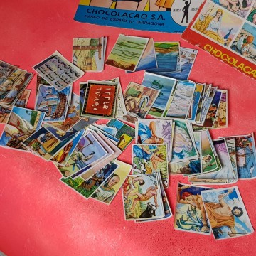 Cromos enciclopedia cultural chocolaCao 1966 lote cromos diferentes